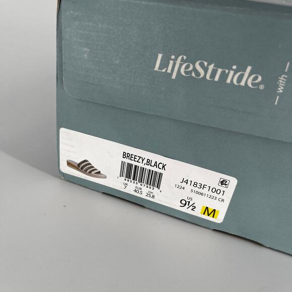 LifeStride Breezy Slide Sandals Tan Multi – Size 9.5M - Picture 10 of 10